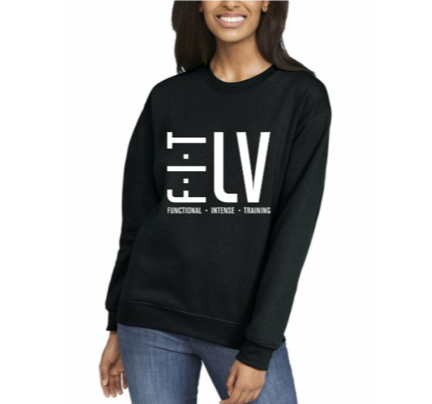 F.I.T LV Crewneck Sweater Black – fitlvfitnessandnutrition