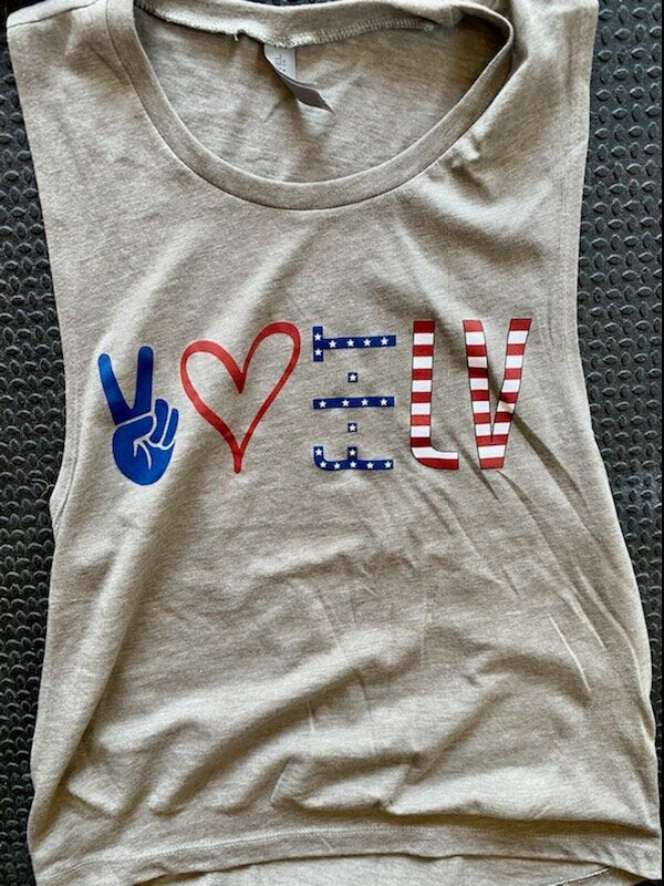 Peace, Love, & FITLV Tank